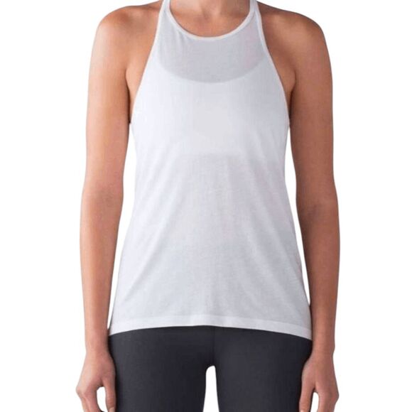 LULULEMON ATHLETICA Trapeze Racerback Tank Size 2 - Picture 2 of 6